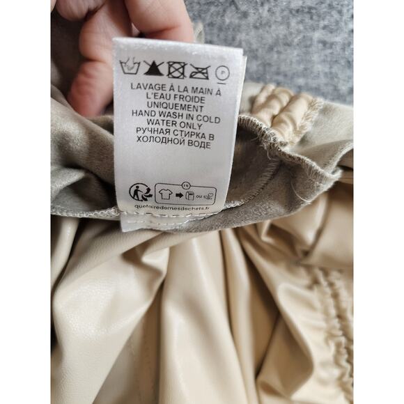 Isabel Marant Étoile Balesi Asymmetric Hem Faux Leather 10 US - Picture 3 of 16